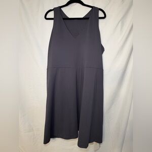 Fabletics Charcoal Dress Built In Bra Athletic NWT Summer Casual